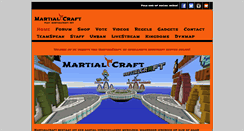 Desktop Screenshot of martialcraft.net